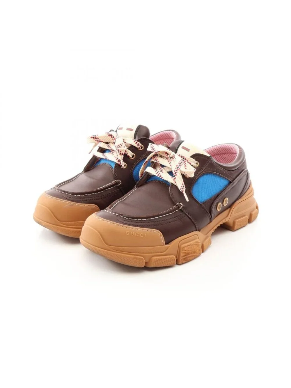Gucci Sneakers Boatrek Dark Brown Leather Shoes